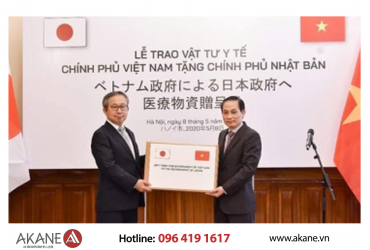  Lễ trao vật tư Y tế Chính phủ Việt Nam tặng Chính phủ Nhật Bản