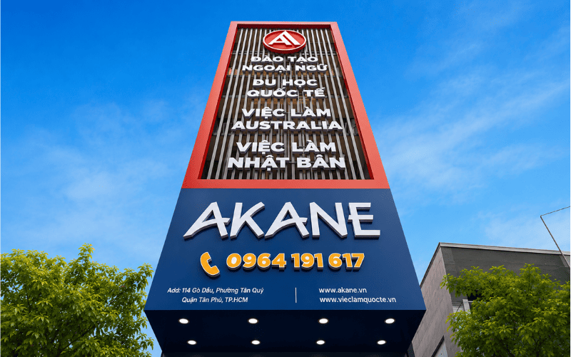 công ty tnhh nhân lực akane toạ lạc tại 114 gò dầu tân sơn nhì hồ chí minh